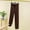 180#Brown, variant on Dwaogom Women's High Waisted Home Thin Casual Pocket Loose Oversized Wide Leg Pants Leggings Girls Womens Black Leggings Soft