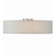 thumbnail image 6 of Meyda Tiffany 145895 Cilindro 4 Light 24" Wide Semi-Flush Drum Ceiling Fixture - Nickel, 6 of 7