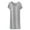 Gray, variant on yillto Womens Striped Nightdress Short Sleeve Sleepwear Lounge Dress Comfy Loose Nightshirts M-XXXL