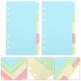 thumbnail image 3 of File Dividers Office Binder Book Dividers for Organizing 20 Sheets Sky-Blue, 3 of 4