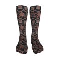thumbnail image 5 of Pofeuu Retro Floral Print Stockings, Adult Running Hiking Socks for Youth and Adult-One Size, 5 of 8