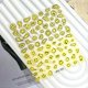 thumbnail image 2 of Graffiti Fun Nail Art Stickers Abstract Smiling Face Nail Decals 3D Self-Adhesive Fashion Trend Charm Yellow Twisted Smiling Face Nail Design Nail DIY, 2 of 4