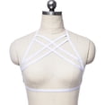 thumbnail image 2 of Lencería Elasticity Premium Material Ductilidad Romántico Air Strappospy Erogeus Misterioso Diseño único Moda Cupless Jaula Blanco Eigraketly XX000641-01, 2 of 6