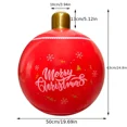 thumbnail image 2 of 4pcs Set Of Christmas Inflatable Snowballs - Colorful Lantern Ball Decorations - Cute Cartoon Christmas Inflatable Balls, 2 of 10