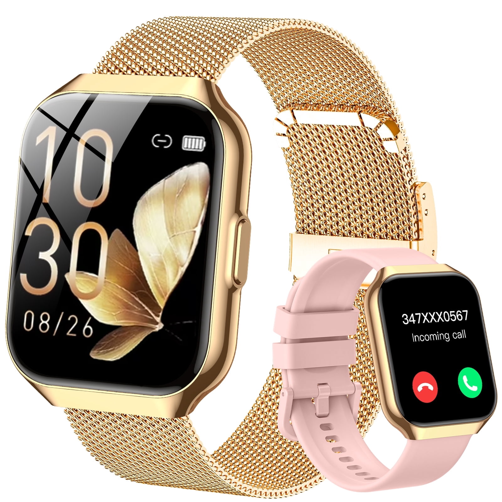 Smartwatch Bambini-Orologio smartwatch bambino IP68 con 110+ Modalità Sportivo Contapassi Frequenza Cardiaca Monitor Sonno-Orologio sportivo bambini Smart watch ragazzi e ragazze Ado 4-15 Anni Nero