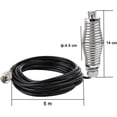 thumbnail image 2 of Heavy-Duty Antenna Spring Mount with 16.4 ft RG58 Coaxial Cable CB Ham Radio Antennae SO239 to PL259 Spring Mounting Base Compatible with Trucks Car RZR UTV Can Am ATV Truck Off Road, 2 of 5