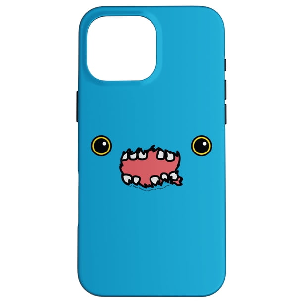 Funda para teléfono Fuggler Screech Blue FuggGlow Face iPhone 16 Pro Max