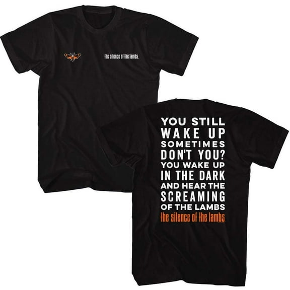 Silence of the Lambs Screaming Of The Lambs Black T-Shirt
