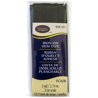 Hem Tape for Pants 5m (0.98inch x 5.5yds) Iron-on Instant Hem Tape,  Permanent No Sew Hemming Tape, Washable Hem Adhesive Tape, Black Iron on  Pants Shortening Tape, Hem Fabric Tape 