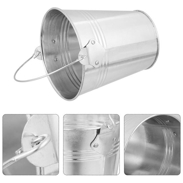unbranded 2Ud Cubeta De Metal Para Aceite Y Con Limpieza Fácil Para Parrillas Y