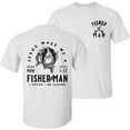 thumbnail image 2 of Jesus Made Me a Fisher of Men Shirt – Christian Fishing T-Shirt Front and Back Print – Faith-Based Outdoor Tee – Religious Gift for Men & Women, 2 of 7