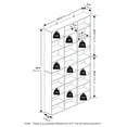 thumbnail image 6 of Furinno JAYA 24-Shelf Multimedia Media Storage Tower Rack with Adjustable Shelves, Amber Pine, 6 of 6
