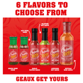 thumbnail image 5 of Cajun Nation Cajun HEAT Louisiana Hot Sauce, 5 oz – Low Sodium, No MSG – Authentic Spicy Condiment – Made in Louisiana, 5 of 7