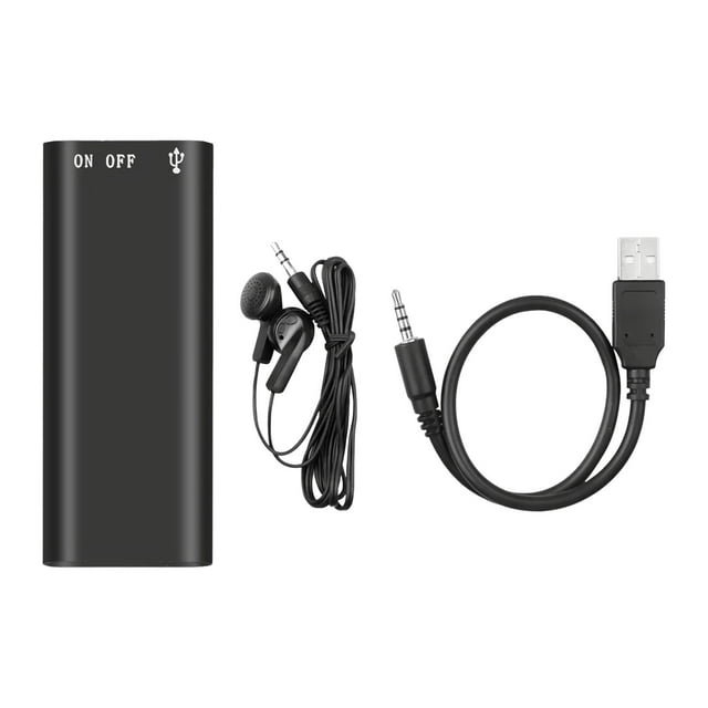 Stylo d'Enregistrement Réduction de Bruit, Enregistrement à une Touche, VOR, 16 Go, 1536 kbps PCM, Fonction Lecteur MP3