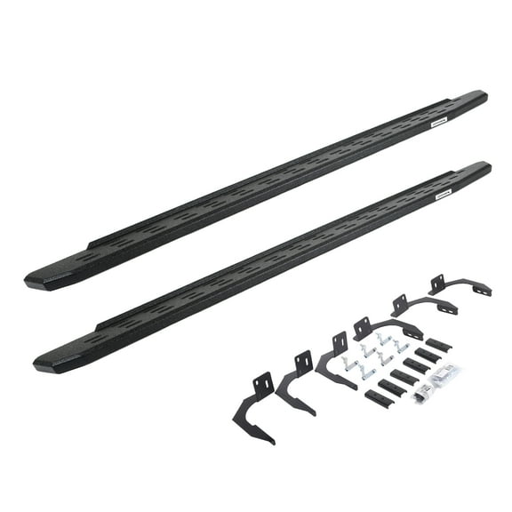 Go Rhino 69610687T RB30 Running Boards with Mounting Bracket Kit For Ram 11-14 1500, Ram 11-24 2500, Ram 11-24 3500, Dodge 09-10 Ram 1500, Dodge 10 Ram 2500, Dodge 10 Ram 3500 (Crew Cab Pickup)