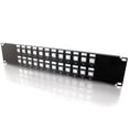 thumbnail image 2 of C2G/Cables para ir 03859 Panel de parche Keystone/Multimedia de 24 puertos, negro, 2 of 2