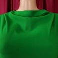thumbnail image 6 of AURA Elegant Pleated Midi Dress With Belt High Waist Solid Color Zipper Work Office Style, 6 of 10
