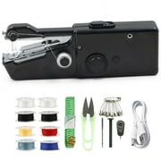 Handheld Sewing Machine, Easy To Operate Hand Held Sewing Machine, Portable Mini Sewing Machine Suitable for Home, Travel and DIY, Sewing Machine for Beginners Black