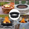 thumbnail image 6 of Garvee 36" Fire Pit Ring with Hollow Pattern, Heavy Duty Steel Round Fire Ring Liner for Patio & Backyard Use, 6 of 8