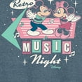 thumbnail image 3 of Disney - Mickey & Friends - Retro Music Nights - Minnie & Mickey Dancing - Women's Racerback Tank Top, 3 of 5
