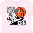 thumbnail image 4 of Inktastic Little Brother and Biggest Fan Basketball Player Boys Toddler T-Shirt, 4 of 5