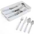 thumbnail image 3 of Gibson 65331.24 24 Piece Casual Living Flatware Set White, 3 of 4