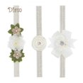 thumbnail image 1 of Baby-Bear Baby Product 3Pcs/Set Newborn Girl Faux Pearl Flower Headband Headwear Photo Props, 1 of 5