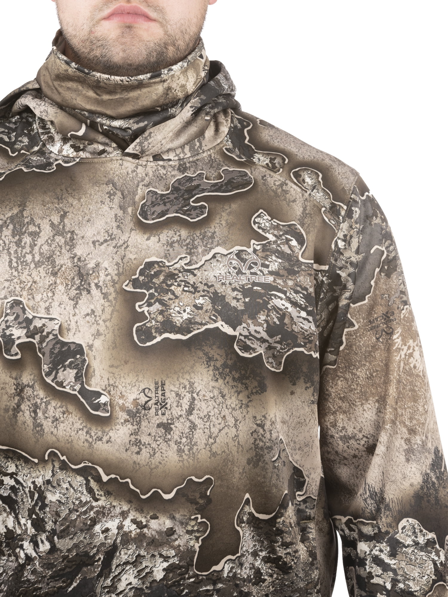 Realtree Mens Excape Arrowood Performance Hoodie
