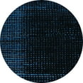 thumbnail image 1 of Ahgly Company Indoor Round Abstract Black Abstract Area Rugs, 5' Round, 1 of 6