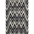 thumbnail image 1 of Safavieh Cambridge 5' X 8' Hand Tufted Wool Rug in Black and Ivory, 1 of 5