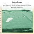 thumbnail image 4 of Baohd Chair Cushion Cover Seat Covers Backrest Protector Soild Color Adjustable Dirt-Resistant for Banquet Home Kitchen Light Purple, 4 of 9