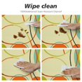 thumbnail image 4 of JEUXUS  Geometric Pattern Tablecloth Retro Orbits Orange Green Circle Round Artistic Oblong Tablecloth Polyester for Kitchen Holiday Dinner Hotel Restaurant, 4 of 7