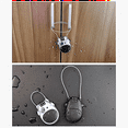 thumbnail image 2 of 2X Bike Lock Combination Lock Luggage Locks Bicycle Lock Cable Lock Locks for Luggage 30 Inch Wire Rope,Silver, 2 of 6
