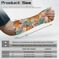 thumbnail image 6 of Jiueut Hippie Flower Arm Cast Cover Arm Cast Sleeve with Thumb Cover Hand Cast Covers for Shower Adult Size L Decorative Arm Plaster Cover for Women Wrist Cast Cover, 6 of 7
