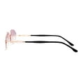 thumbnail image 4 of Women's Reading Glasses 1.50 Ultra-light Rimless Blue light Blocking Presbyopic Glasses Gradient Pink Sunglasses Readers +1.50, 4 of 5