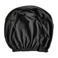 thumbnail image 3 of DOLITY Ottoman Cover Removable Solid Color Foot Stool Cover for Bedroom Living Room Black, 3 of 9