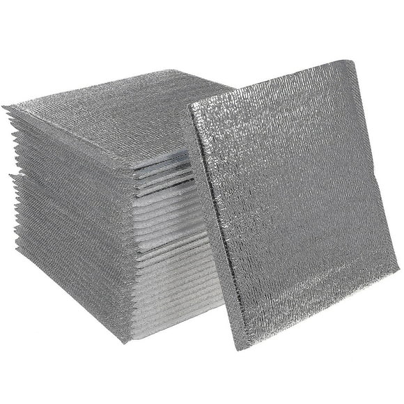 50 Pcs Insulated Cooler Bag Reusable Insulation Bags Bubble Packaging Bags Cooler Bags Insulated Mailers Food Pouches