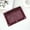 Burgundy, variant on MOAOASPER 3 Ring Binder Pencil Pouch, Clear PVC Window Zipper Pencil Case, Canvas Pencil Bag with Grommets for School Office Supplies Storage