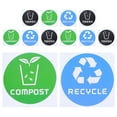 thumbnail image 6 of FUTUREORYY 12Pcs Square Recycling Stickers for Trash Can Household Use 3.9X3.9X0.04In, 6 of 8