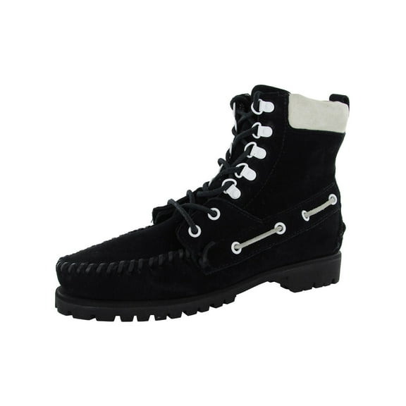 Sebago Womens Delancey B50127 Suede Ankle Boot Shoe, Black, US 5