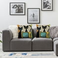 thumbnail image 3 of Awypu Throw Pillow Cases(Set of 2) Cushion Cover for Sofa Bed Home Decor,Two Sided Print Cat Pillows Covers White, 3 of 6