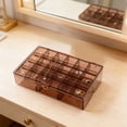 thumbnail image 6 of Jewelry Box, Stylish Anti-Tarnish Double Layer Organizer, Multi-Compartment Earring Necklace Holder, Storage Case for Jewelry, Gift & Vanity Use, 6 of 6