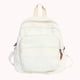 thumbnail image 4 of Mujer Mochila Color Sólido Estudiantes Lona Mochilas Escolares (Blanco), 4 of 9