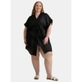 thumbnail image 3 of Jessica Simpson Women's Lurex Kimono Robe Swim Coverup, Sizes XS-XXL, 3 of 6