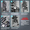 thumbnail image 3 of ReluxGo Coil Spring Compressor Tool Automotive 2 pcs Heavy Duty Macpherson Strut Spring Compressor Set with Safety Bracket for Ca, 3 of 7