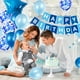 thumbnail image 5 of RV Globo de cumpleaños para niño de 2 años, decoraciones de cumpleaños azules de 2 años, globos de cumpleaños número 2, globos de confeti de látex, suministros de bautismo de cumpleaños, decoración de fiesta oso de fresa Electrónica, 5 of 5