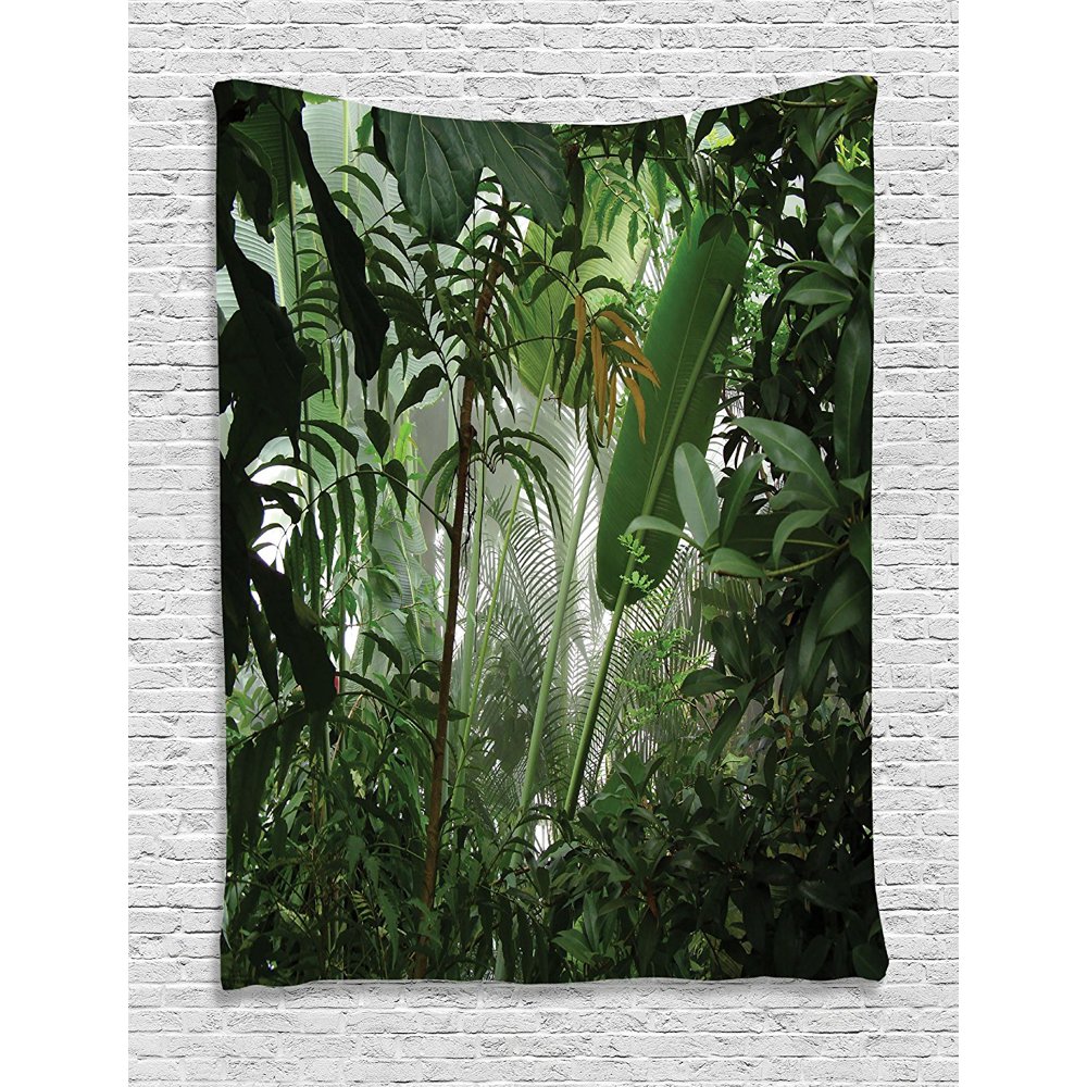 Rainforest Decorations Tapestry Wall Hanging By , Tropical Rainforest ...