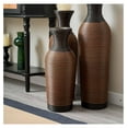 thumbnail image 6 of Set of 3 Tall Floor Vases, Decorative PVC Flower Vases for Living Room, Bedroom, Entryway, Modern Art Deco Ribbed Design, Home Decor Stand for Dried Branches and Pampas Grass, 6 of 9
