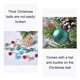 thumbnail image 5 of Xihbxyly Adornos Navideños, 48 Bolas Irrompibles, Brillantes, Mate, Tamaño Ligero de 3 Cm, Decoración para Árbol de Navidad, Ideal para Casa, Restaurante, Oficina, Ambiente Festivo., 5 of 7