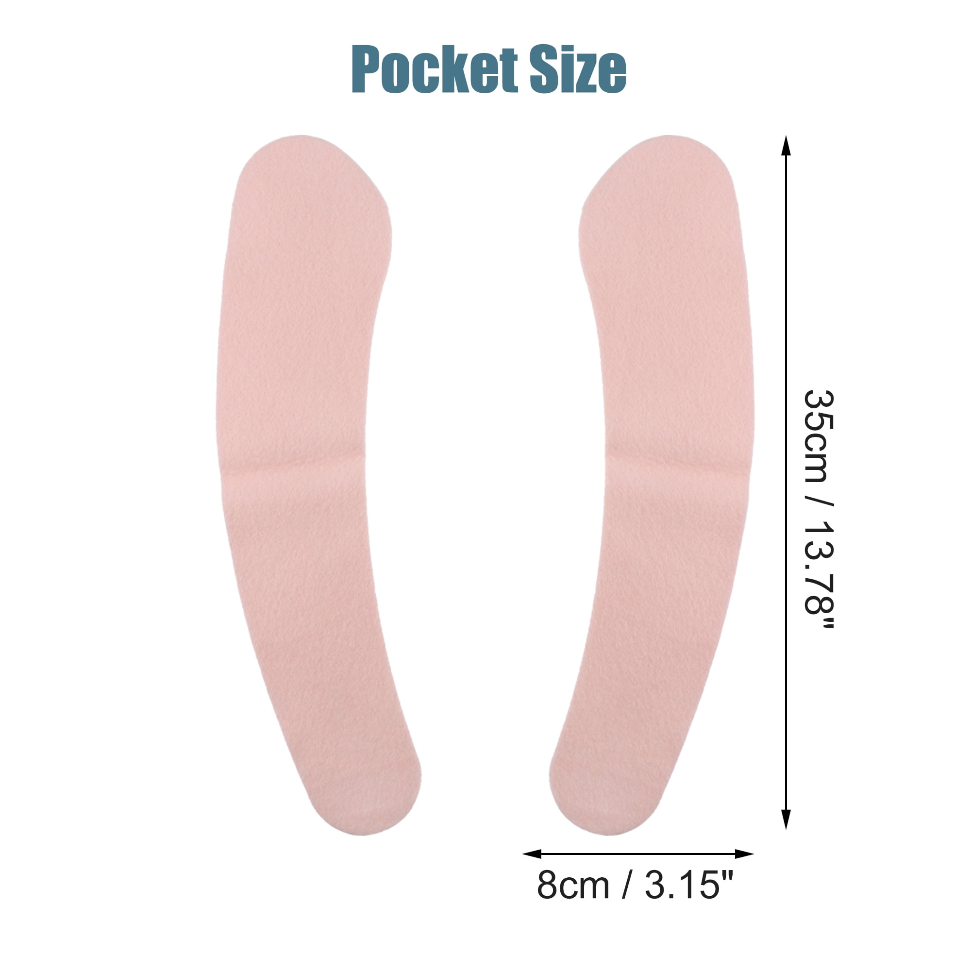 Unique Bargains 4pair Toilet Seat Cover Pad Bathroom Warm Toilet Seat Cushion Reusable Pink S